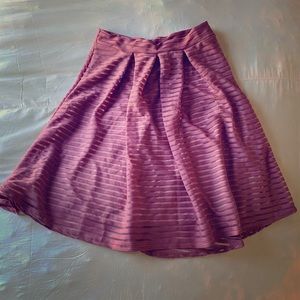Pink midi flowing skirt